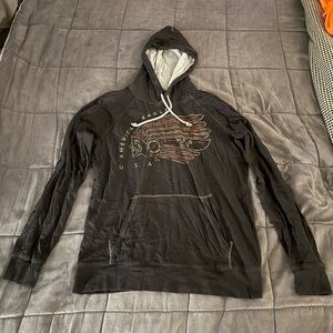 American Eagle Outfitters Black Graphic Hoodie